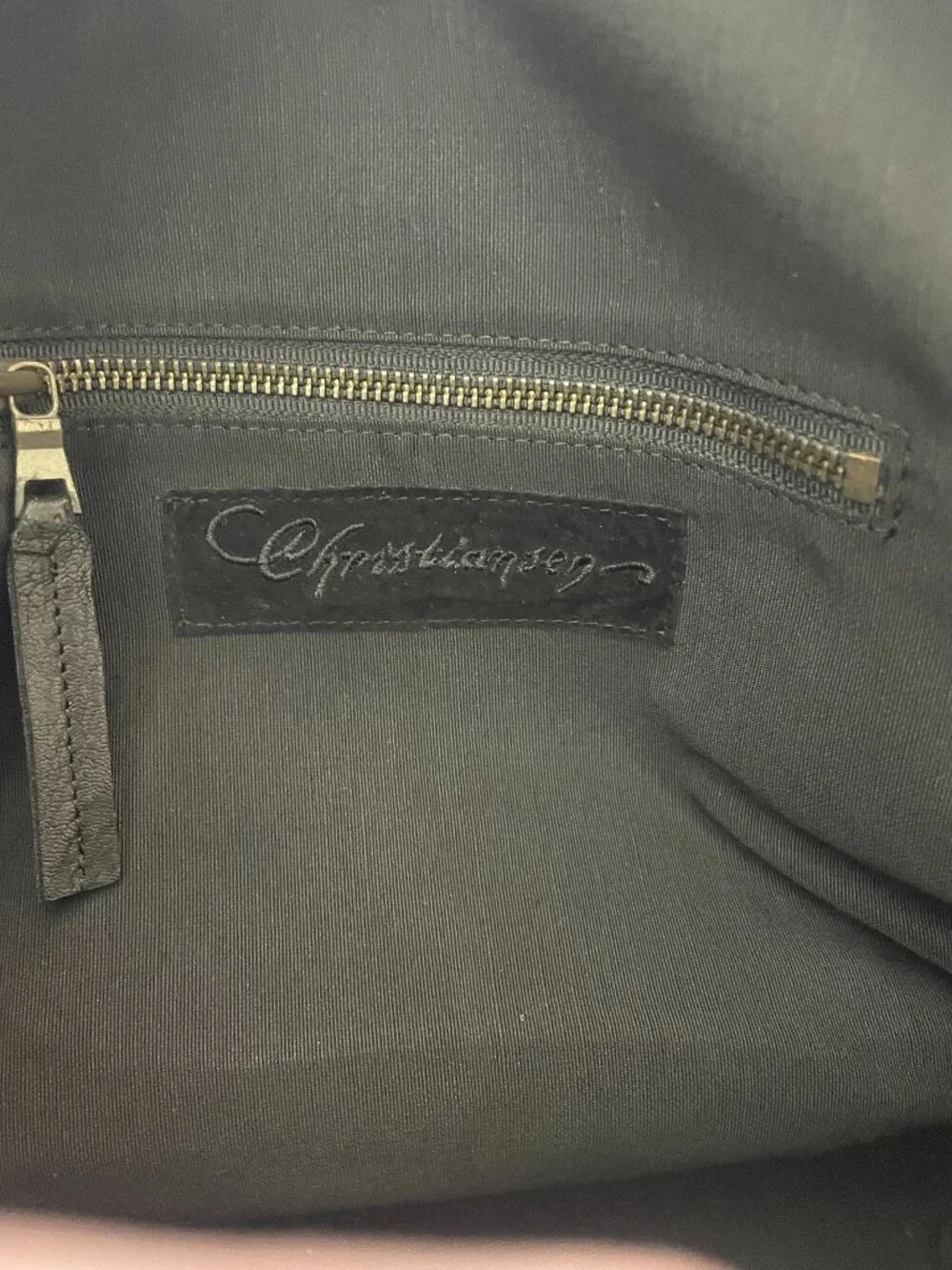 Vintage Christiansen Leather & Hair-On Cowhide Backpack Designer Bag